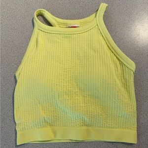 Wilson Lime Green Ribbed On the Daily Brami Women's Bra Tank
